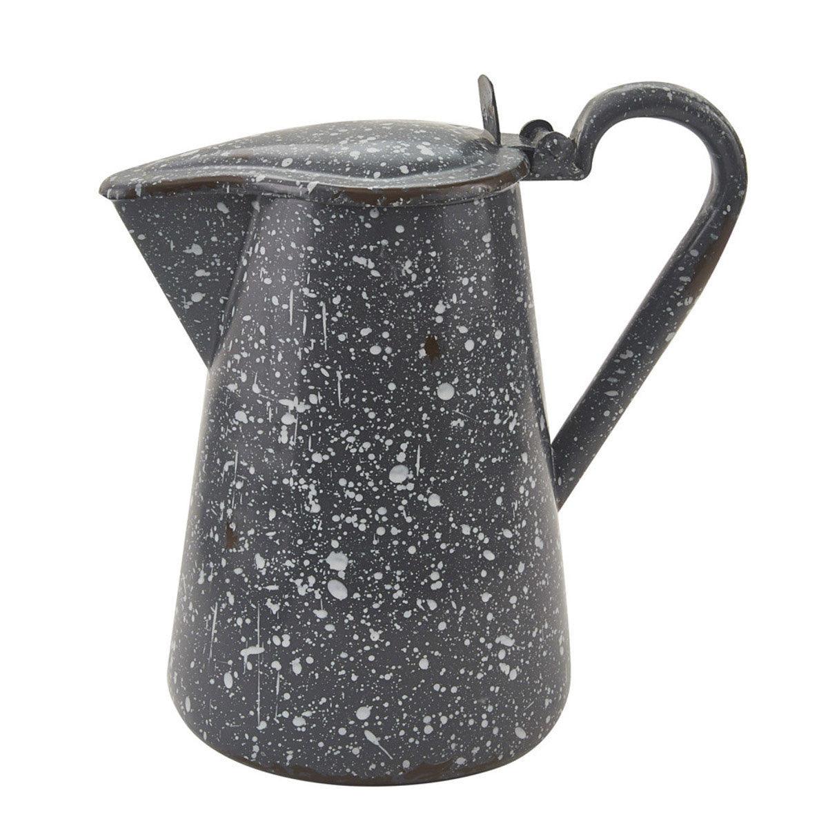 Granite Enamelware Gray - Pitcher with Lid Park Designs