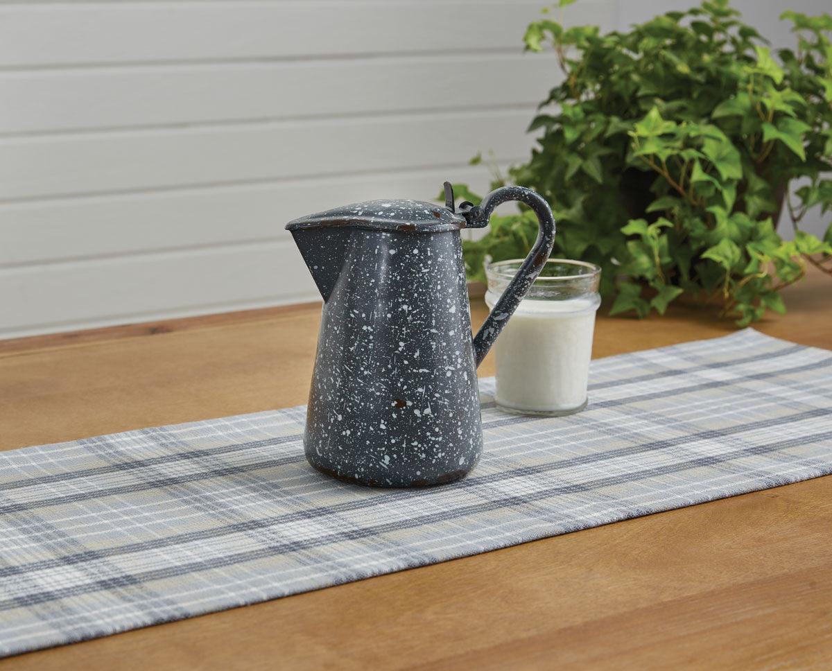 Granite Enamelware Gray - Pitcher with Lid Park Designs