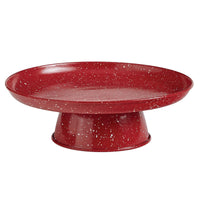 Thumbnail for Granite Enamelware Red - Cake Pedestal Park Designs - The Fox Decor