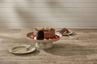 Granite Enamelware Sandstone - Cake Pedestal Park Designs - The Fox Decor