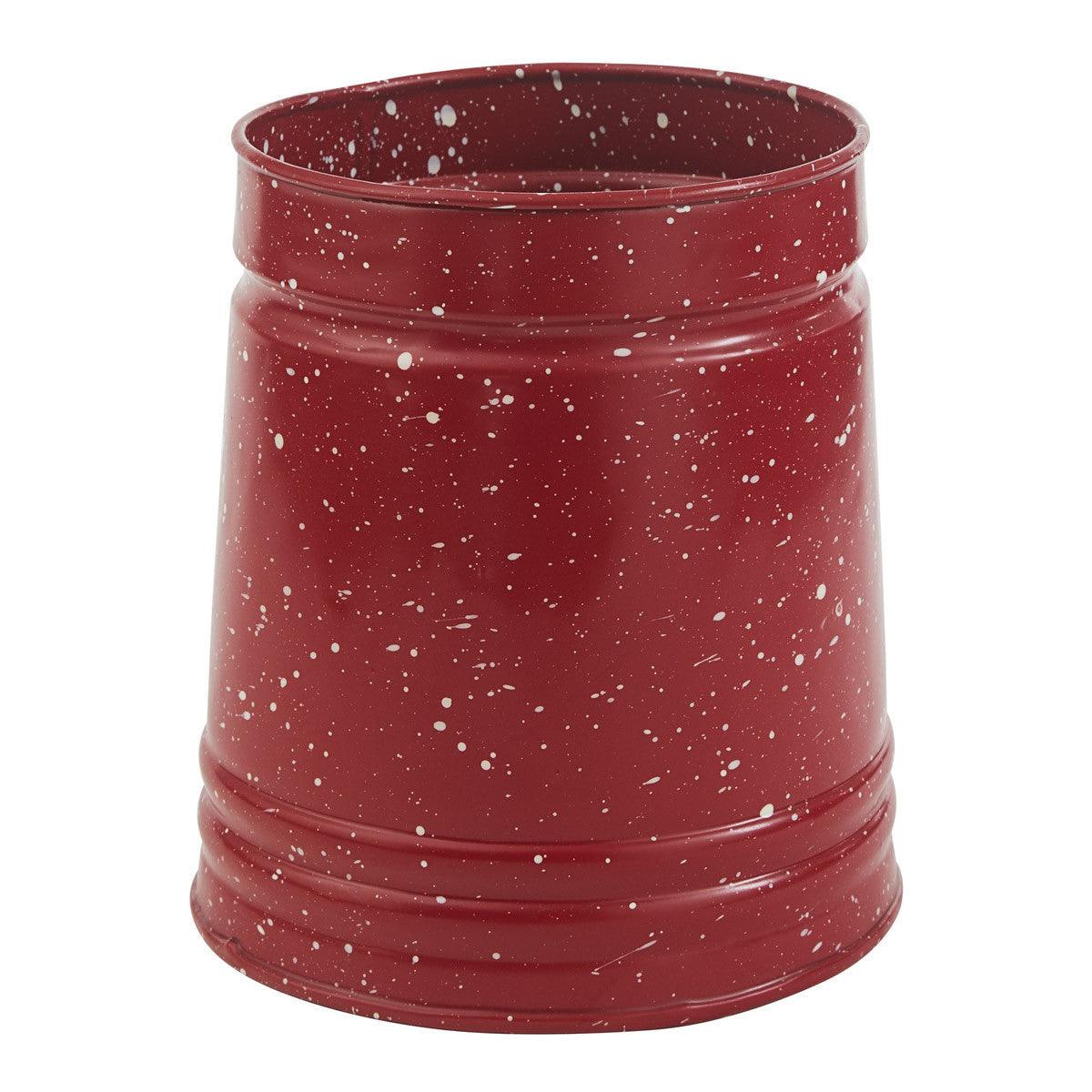 Granite Enamel Red - Utensil Crock Park Designs - The Fox Decor