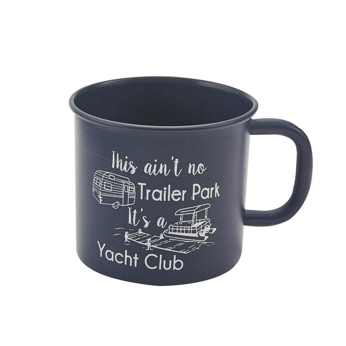 Yacht Club Enamelware Mug - Set of 4 Park Designs