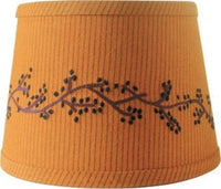 Thumbnail for Primitive Ticking Mustard Mustard Lampshade 0D236204E - The Fox Decor