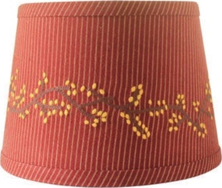 Primitive Ticking Wine Wine Lampshade  - Interiors by Elizabeth