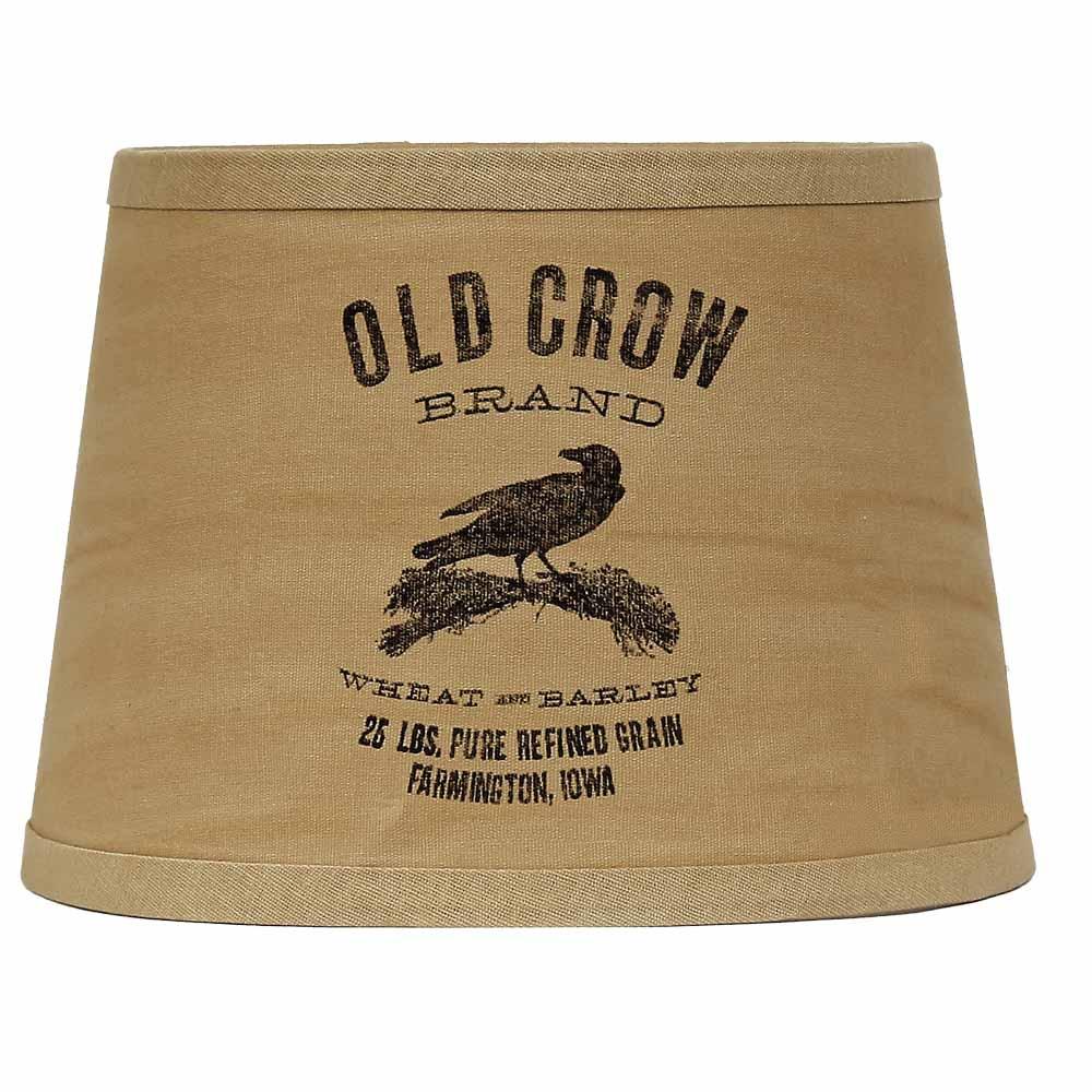 Tea Dyed Old Crow 10" Lampshade 0DBJ0010 - The Fox Decor