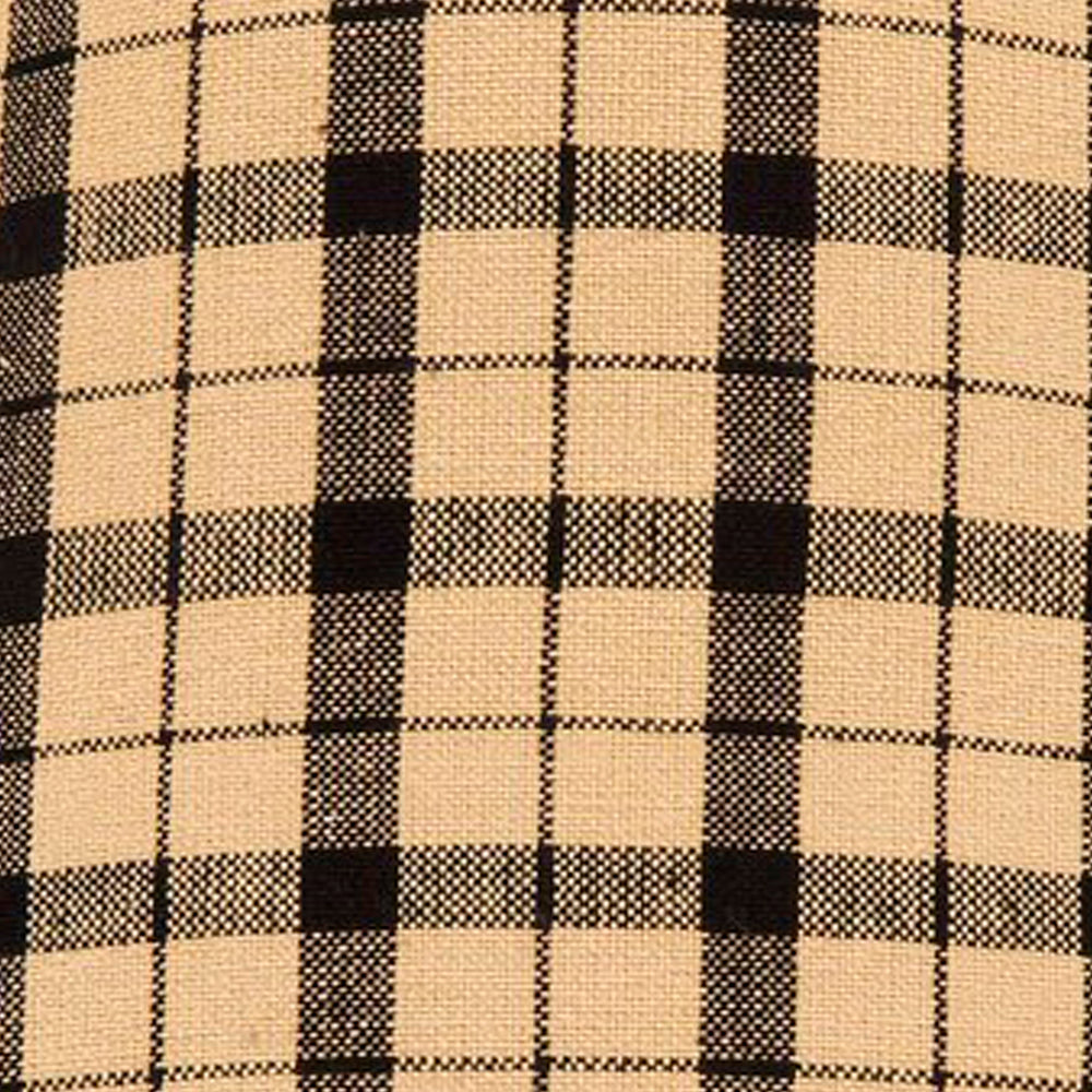 Black Nutmeg Salem Check Black 10" Lampshade 0R120011 - The Fox Decor