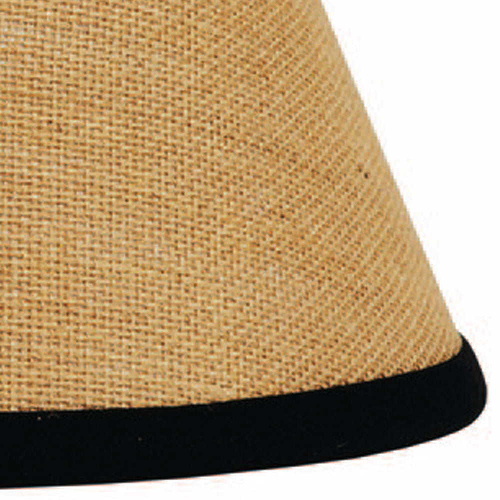 Black Wheat Burlap Stripe 10" Lampshade 0R190011 - The Fox Decor