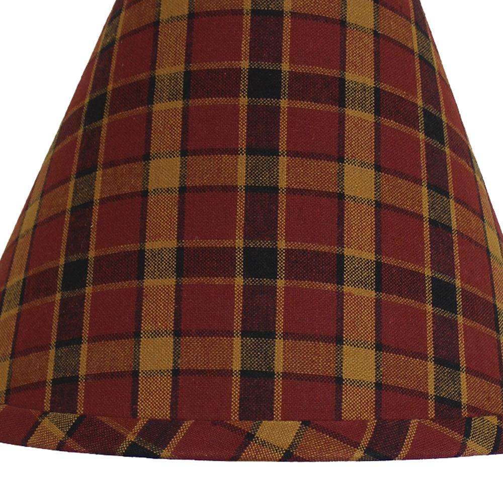 Homestead - Red Lampshade 10 Inch Regular Clip 0R330017 - The Fox Decor