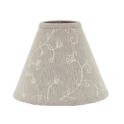 Taupe Candlewicking 10" Lampshade 0R440038 - The Fox Decor