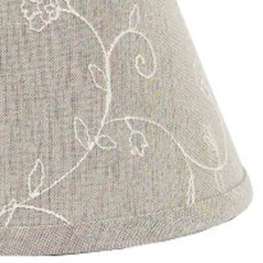 Taupe Candlewicking 10" Lampshade 0R440038 - The Fox Decor