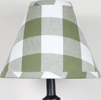 Buffalo Check Sage Lampshade 0R510009 - The Fox Decor