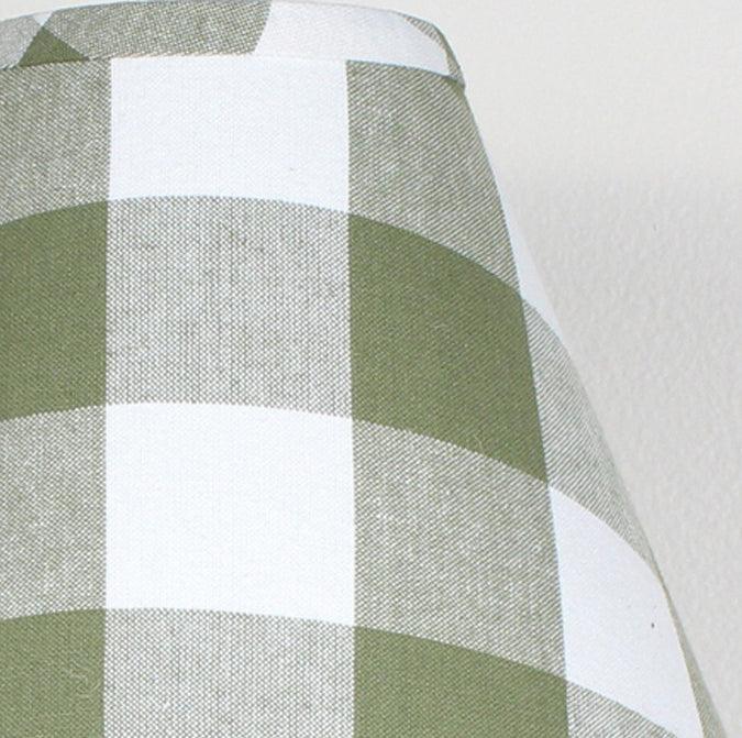 Buffalo Check Sage Lampshade 0R510009 - The Fox Decor