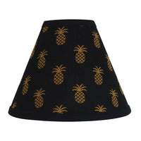 Pineapple Town - Black Lampshade 10 Inch Regular Clip 0R660011 - The Fox Decor