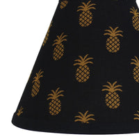 Pineapple Town - Black Lampshade 10 Inch Regular Clip 0R660011 - The Fox Decor