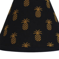 Pineapple Town - Black Lampshade 10 Inch Regular Clip 0R660011 - The Fox Decor