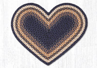 Thumbnail for Light Blue/Dark Blue/Mustard Braided Area Rugs - Earth Rugs - The Fox Decor