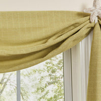 Crawford Lined Fishtail Swag - Aloe Set of 4 - Park Designs - The Fox Decor