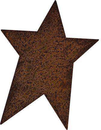 100/pk Rusty Tin Folk Stars, 1" Rusty Tin Shapes CWI+ 