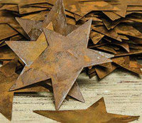 Thumbnail for 100/pk Rusty Tin Folk Stars, 2