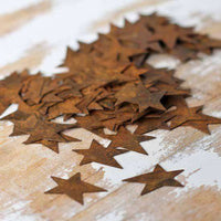 Thumbnail for 100/pkg, Rusty Tin Folk Stars, 3