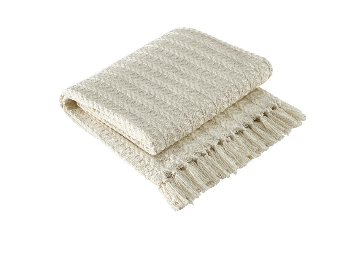 Cable Throw - Cream 50x60 Park Designs - The Fox Decor
