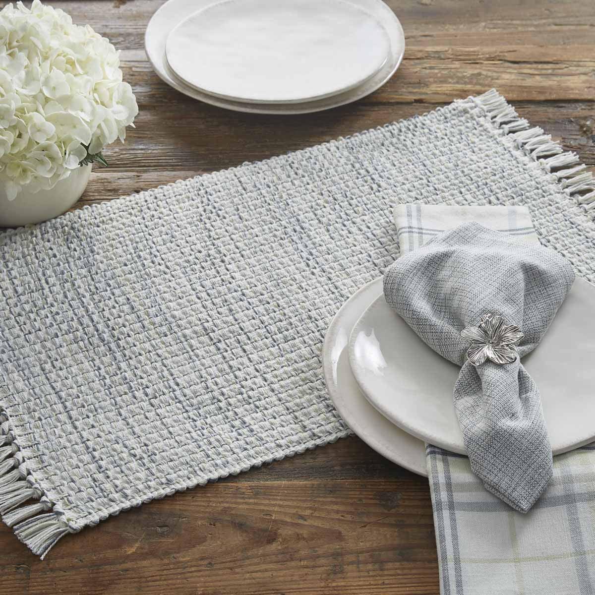 Basketweave Placemats - Rain Set Of 6 Park Designs