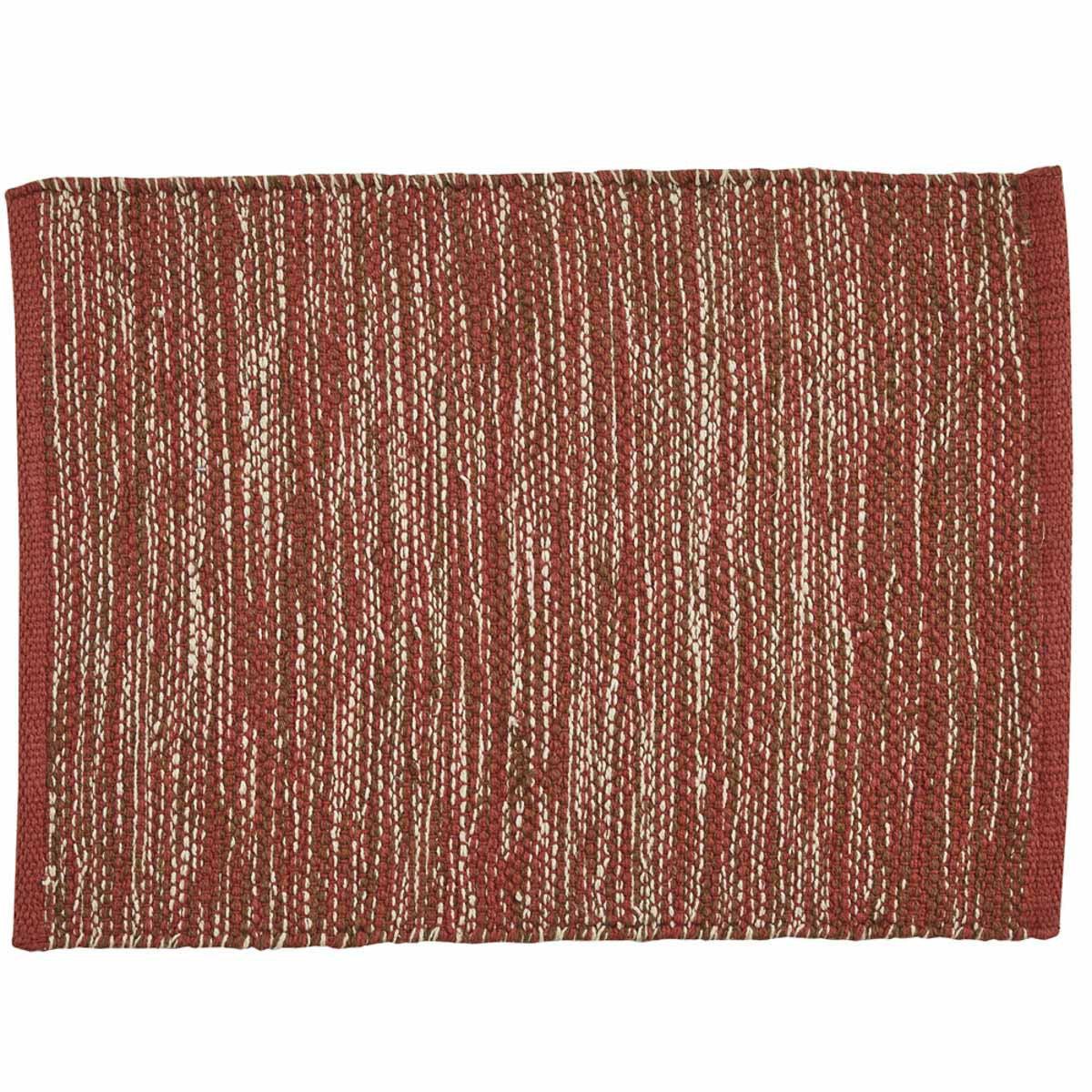 Ashfield Placemats - Red Yarn Set Of 6 Park Designs - The Fox Decor