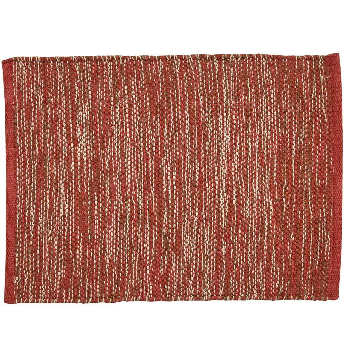 Ashfield Placemats - Red Yarn Set Of 6 Park Designs