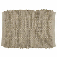 Thumbnail for Origins Jute And Cotton Placemats - Sand Set Of 6 Park Designs