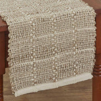 Origins Jute And Cotton Table Runners - Sand Park Designs - The Fox Decor