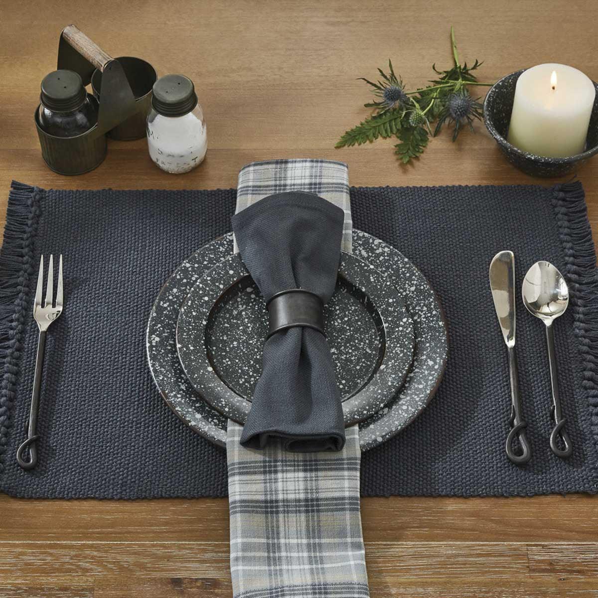 Casual Classics Linens - Slate Set Of 6 Park Designs - The Fox Decor