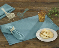 Casual Classics Placemat -Turquoise Set Of 6 Park Designs - The Fox Decor