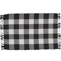 Thumbnail for Wicklow Check Placemats - Black & Cream Set Of 6 Park Designs - The Fox Decor