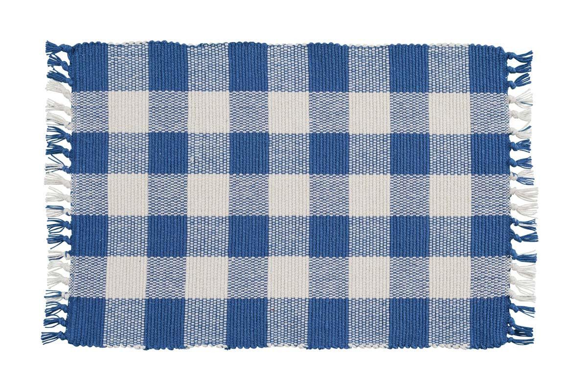 Wicklow Check Placemats - China Blue Set Of 6 Park Designs - The Fox Decor