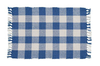 Wicklow Check Placemats - China Blue Set Of 6 Park Designs - The Fox Decor