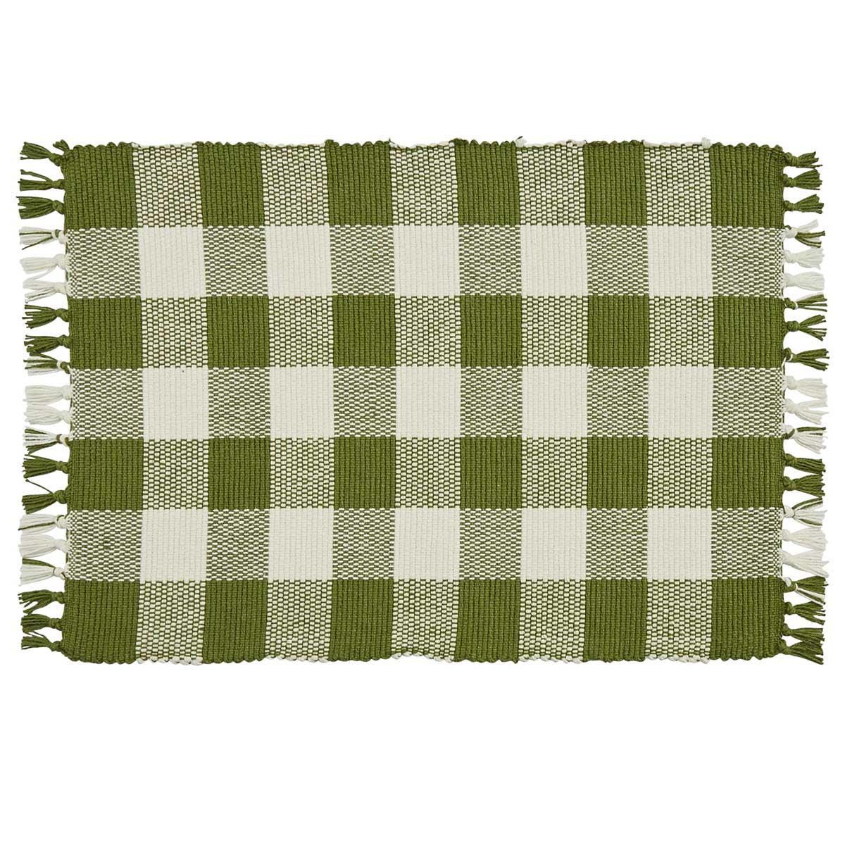 Wicklow Check Placemats - Sage Set Of 6 Park Designs - The Fox Decor