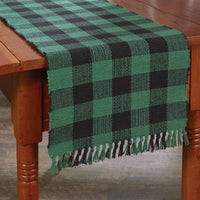 Thumbnail for Wicklow Check Table Runner - Forest 13x54 Park Designs - The Fox Decor
