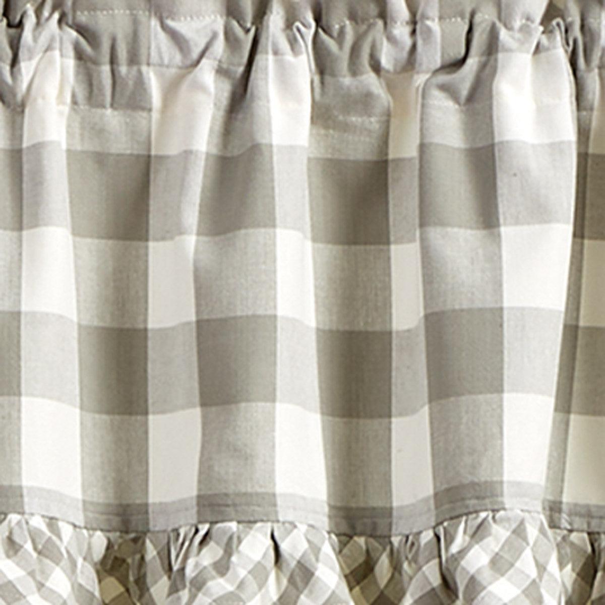 Wicklow Ruffled Valance 14" L - Dove Park designs - The Fox Decor