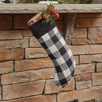 Thumbnail for Wicklow Check Stocking - Black & Cream Park Designs - The Fox Decor