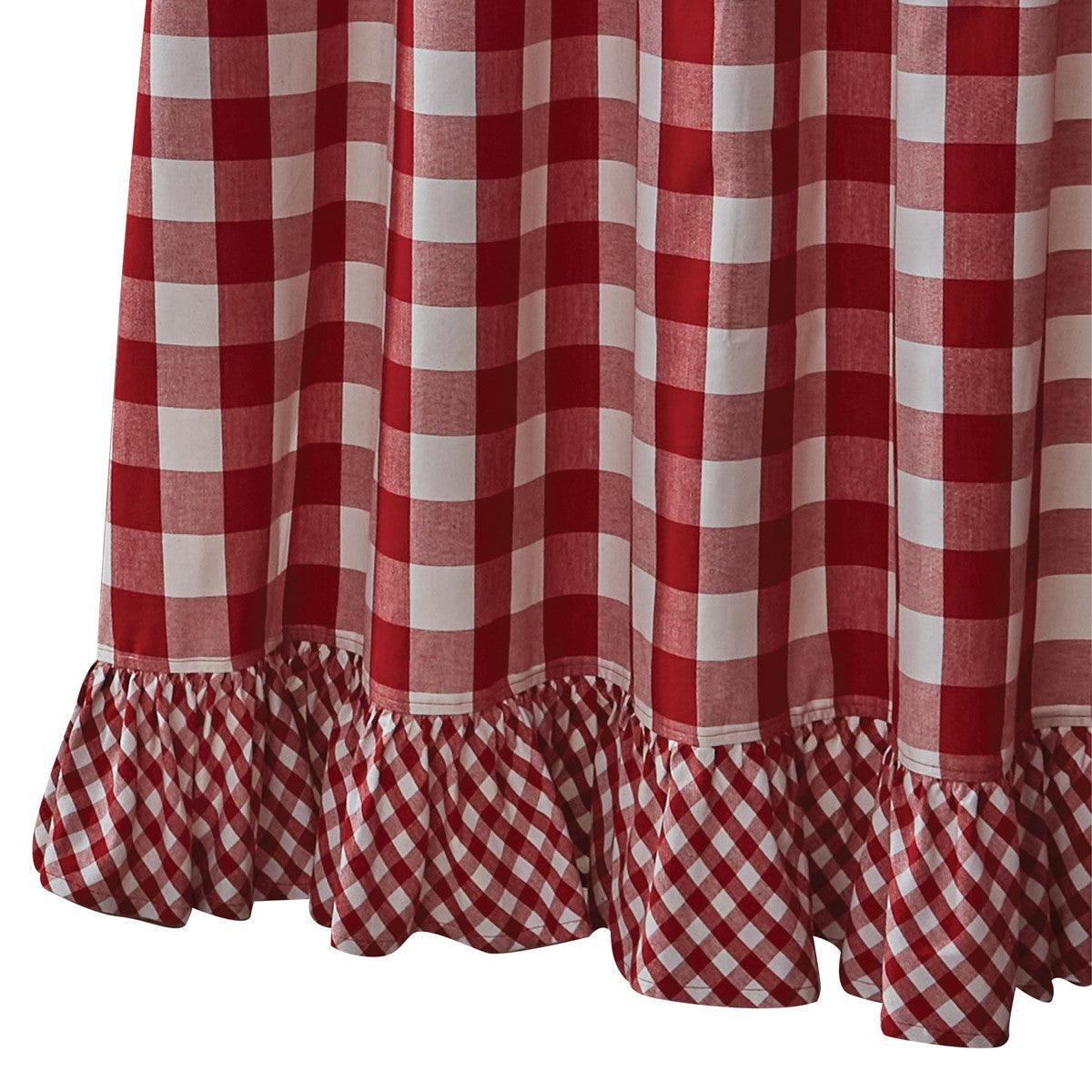 Wicklow Ruffled Shower Curtain 72" X 72" - Red Park Designs - The Fox Decor