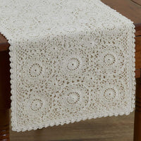 Thumbnail for Lace Table Runner - Cream 13