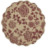 Thumbnail for Rustic Floral Placemats - Round Set Of 6 Park Designs