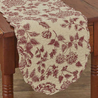 Thumbnail for Rustic Floral Table Runner-13