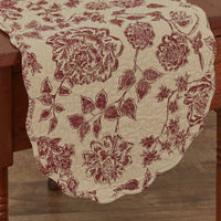 Thumbnail for Rustic Floral Table Runner-13