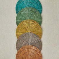 Seagrass Round Placemat - Sage Set Of 6 Park Designs - The Fox Decor