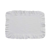 Ruffle Placemat - White Set Of 6 Park Designs - The Fox Decor