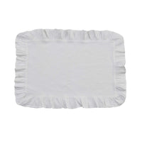 Thumbnail for Ruffle Placemat - White Set Of 6 Park Designs