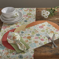 Thumbnail for Dragonfly Floral Placemat Set Of 12 Park Designs