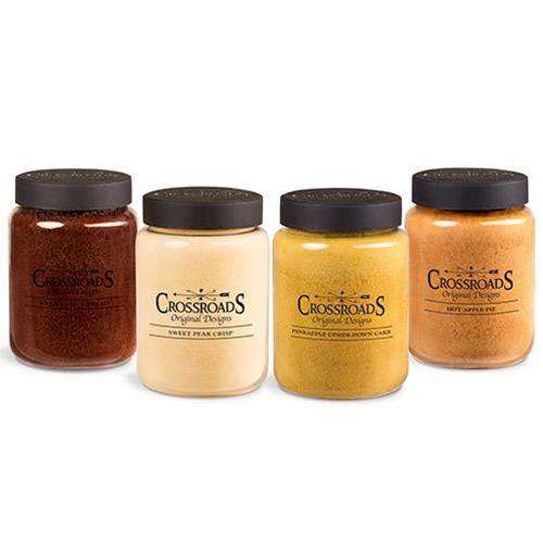 12/Pkg, Fresh From the Oven Pre-Pack Jars Crossroads 26oz Candles CWI+ 