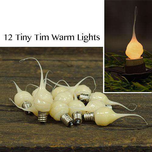 12/Set, Tiny Tim Warm Bulbs Light Bulbs CWI+ 